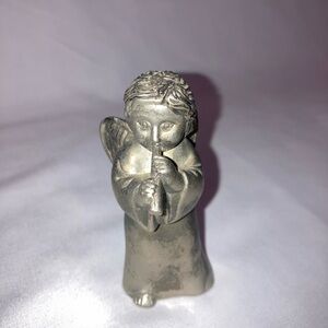 VTG Godinger Silver Art Co Ltd Musical Angel Salt or Pepper Shaker 1994 Figurine